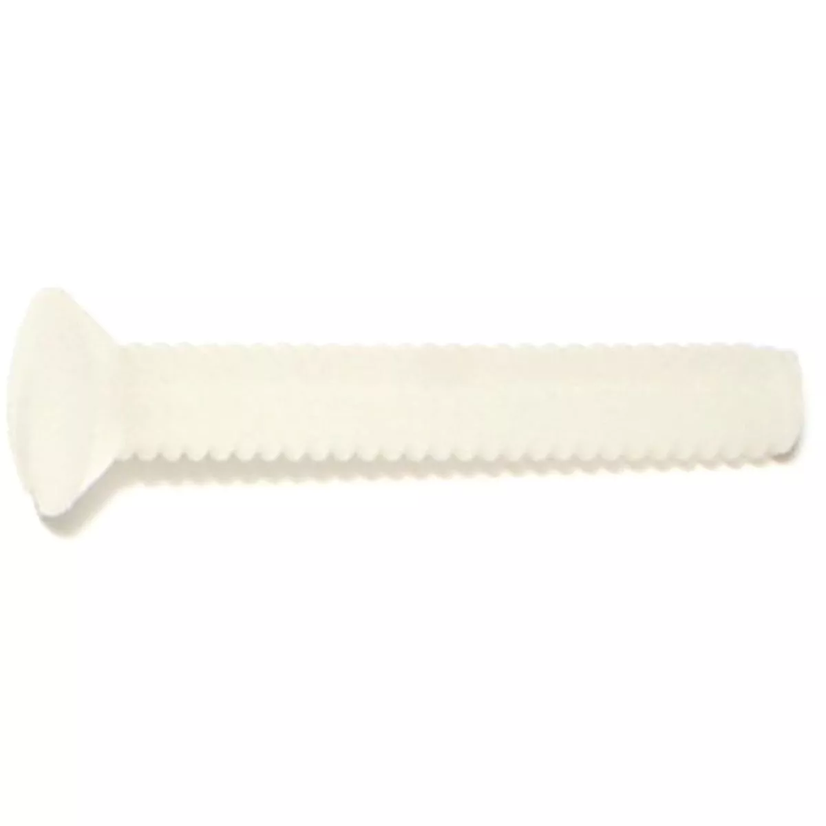 Midwest Fastener #10-24 x 1-1/4 In. Nylon Plastic Coarse Thread Slotted Oval Head Machine Screws (12 Ct.)-
