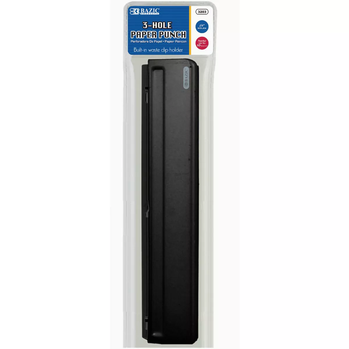 Bazic Products Desktop 3-Hole Paper Punch