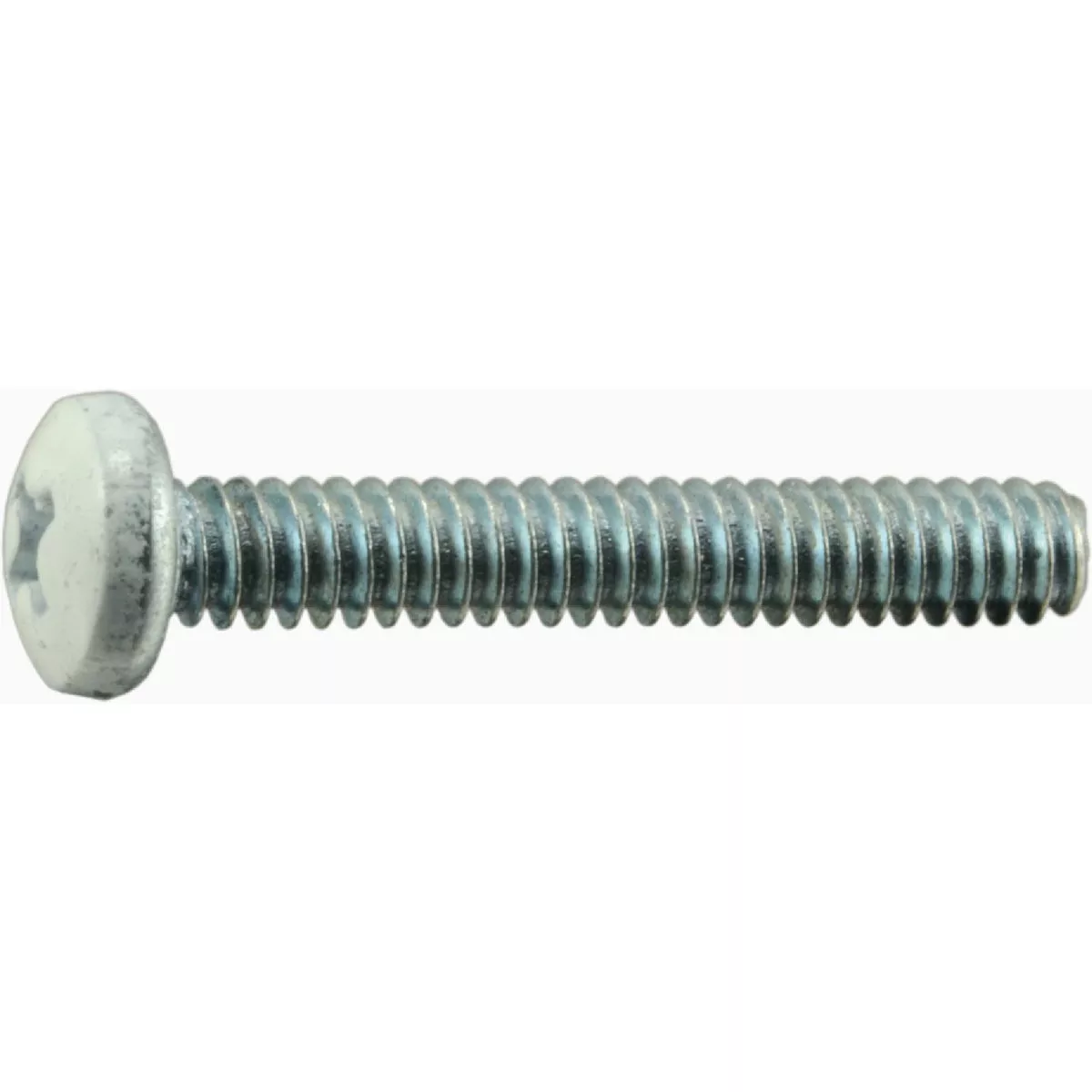 Midwest Fastener #10-24 x 1-1/4 In. White Painted Head Zinc Plated Steel Coarse Thread Phillips Pan Head Machine Screws (15 Ct.)
