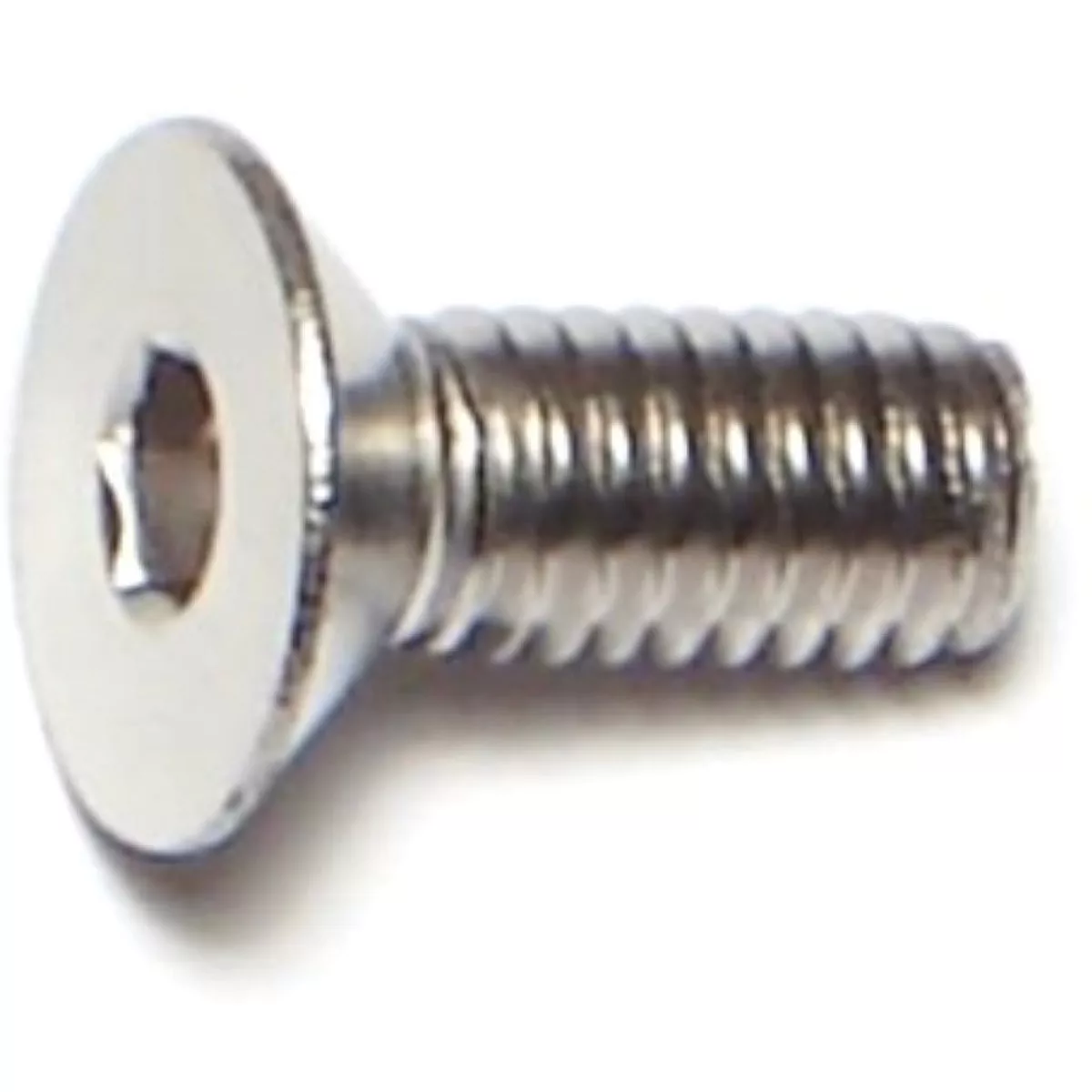 Midwest Fastener 4mm-0.7 x 10mm A2 Stainless Steel Coarse Thread Flat Head Hex Socket Cap Screws (10 Ct.)