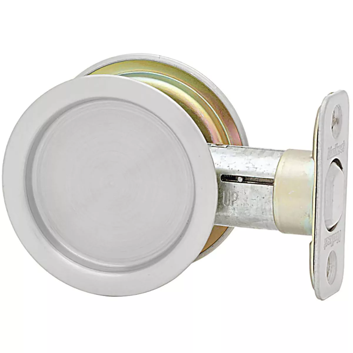 Kwikset Passage Pocket Door Pull - Satin Chrome-