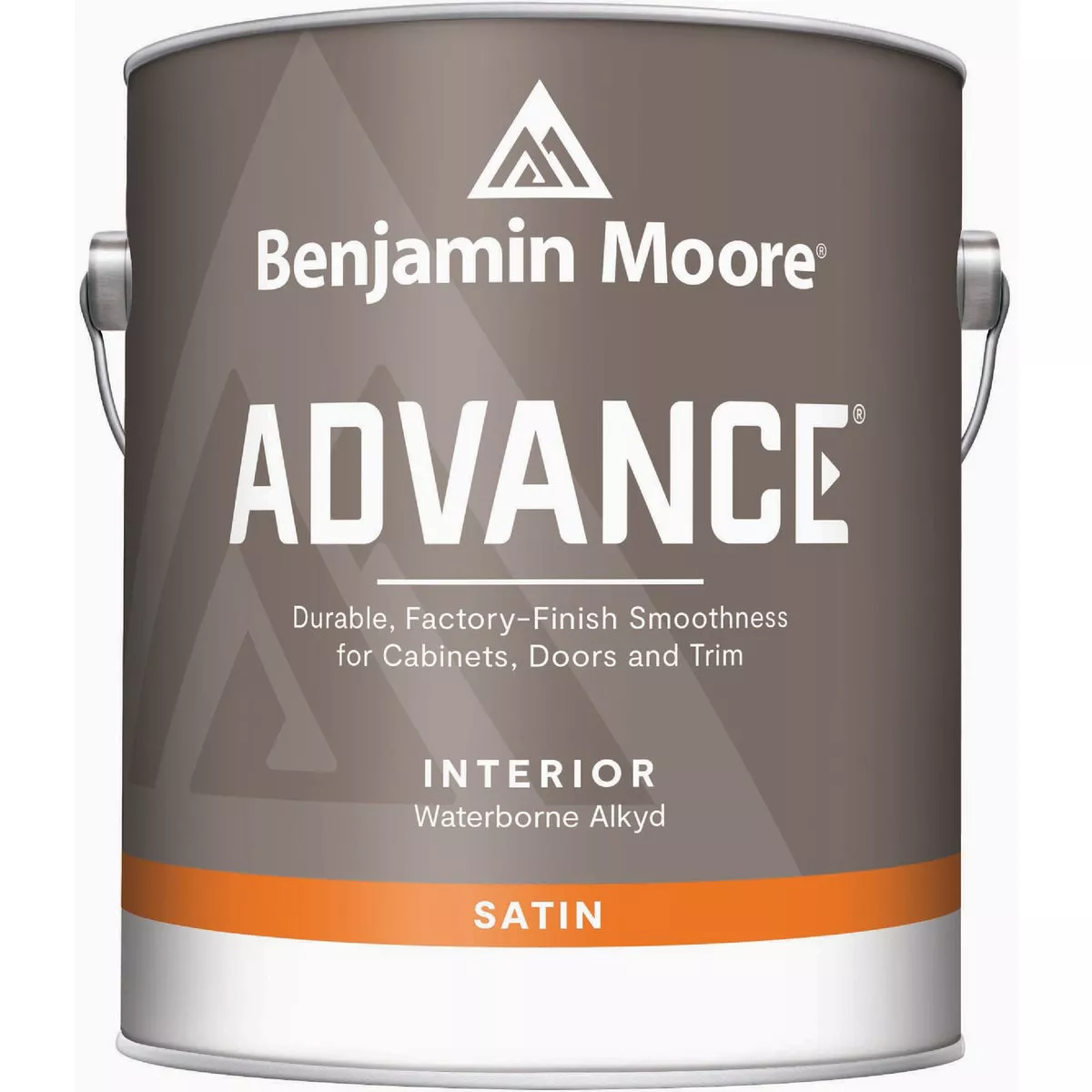 Benjamin Moore Advance Waterborne Alkyd Satin Interior Wall Paint, Black, 1 Gal.-
