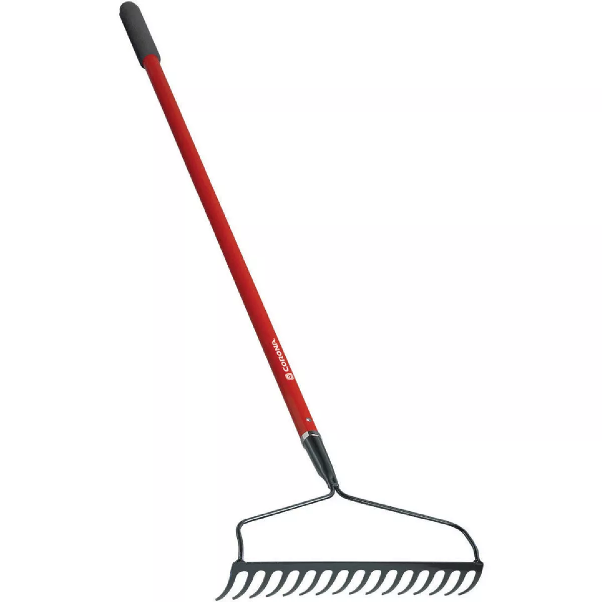Corona 16 In. 16-Tine Fiberglass Handle Bow Head Rake with Cushion Grip-
