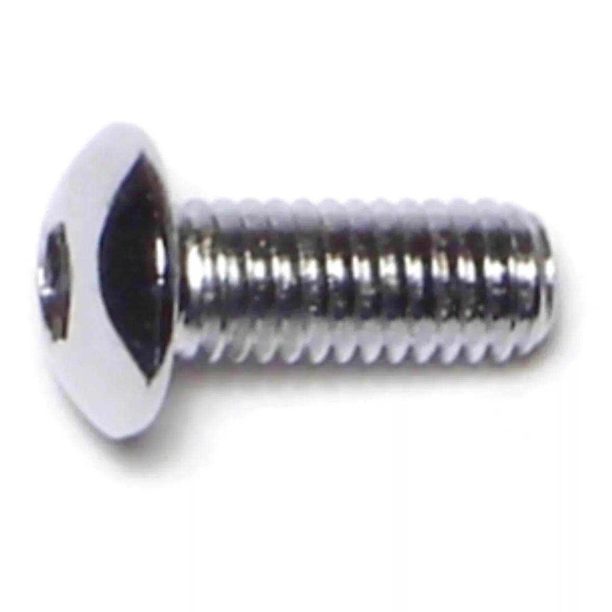 Midwest Fastener #10-32 x 1/2 In. Chrome Plated Grade 8 Steel Fine Thread Button Head Socket Cap Screws (10 Ct.)