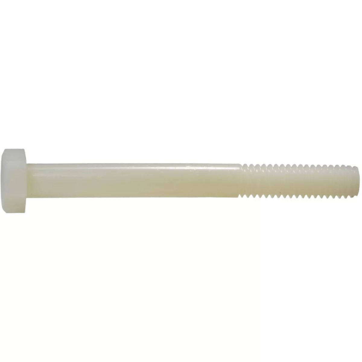 Midwest Fastener 5/16 In.-18 x 3 In. Nylon Plastic Coarse Thread Hex Cap Screws