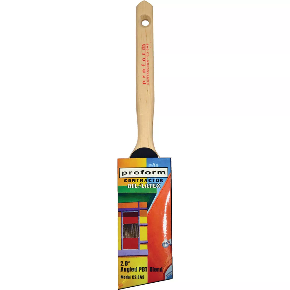 Proform Technologies 2 In. 70/30 Blend Angle Synthetic Paint Brush, 344-200