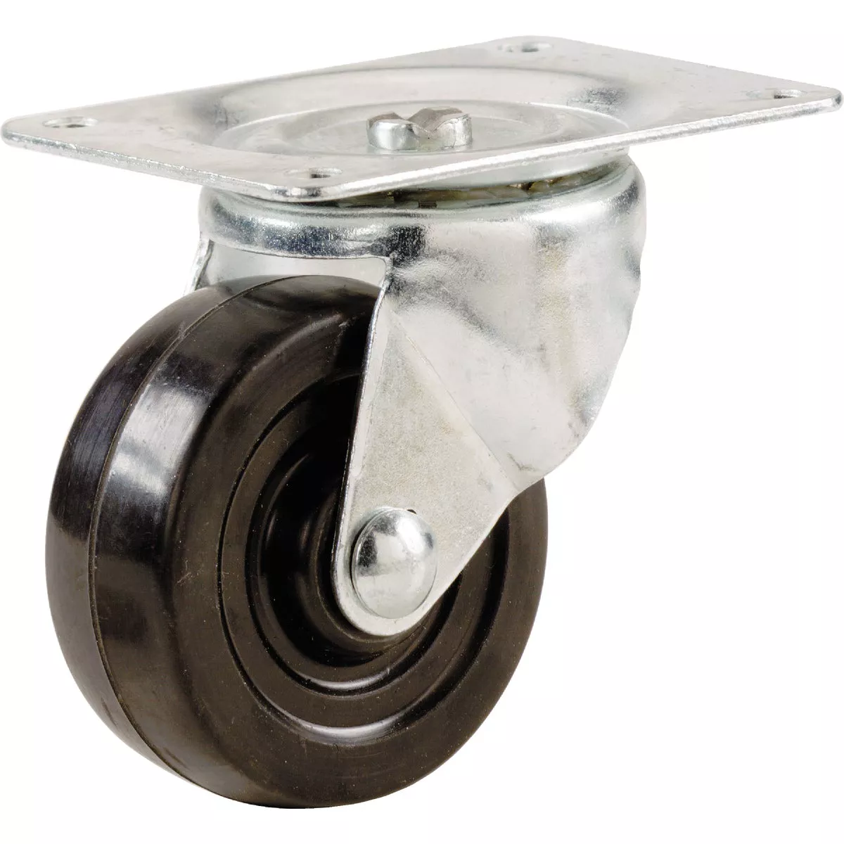 Shepherd Hardware 1-1/2 In. General-Duty Soft Rubber Swivel Plate Caster