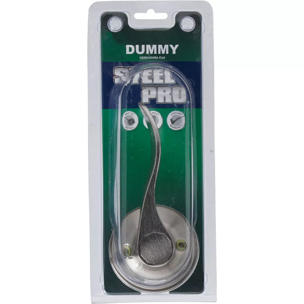 Steel Pro Brushed Nickel Left-Hand Wave Dummy Door Lever - photo 2