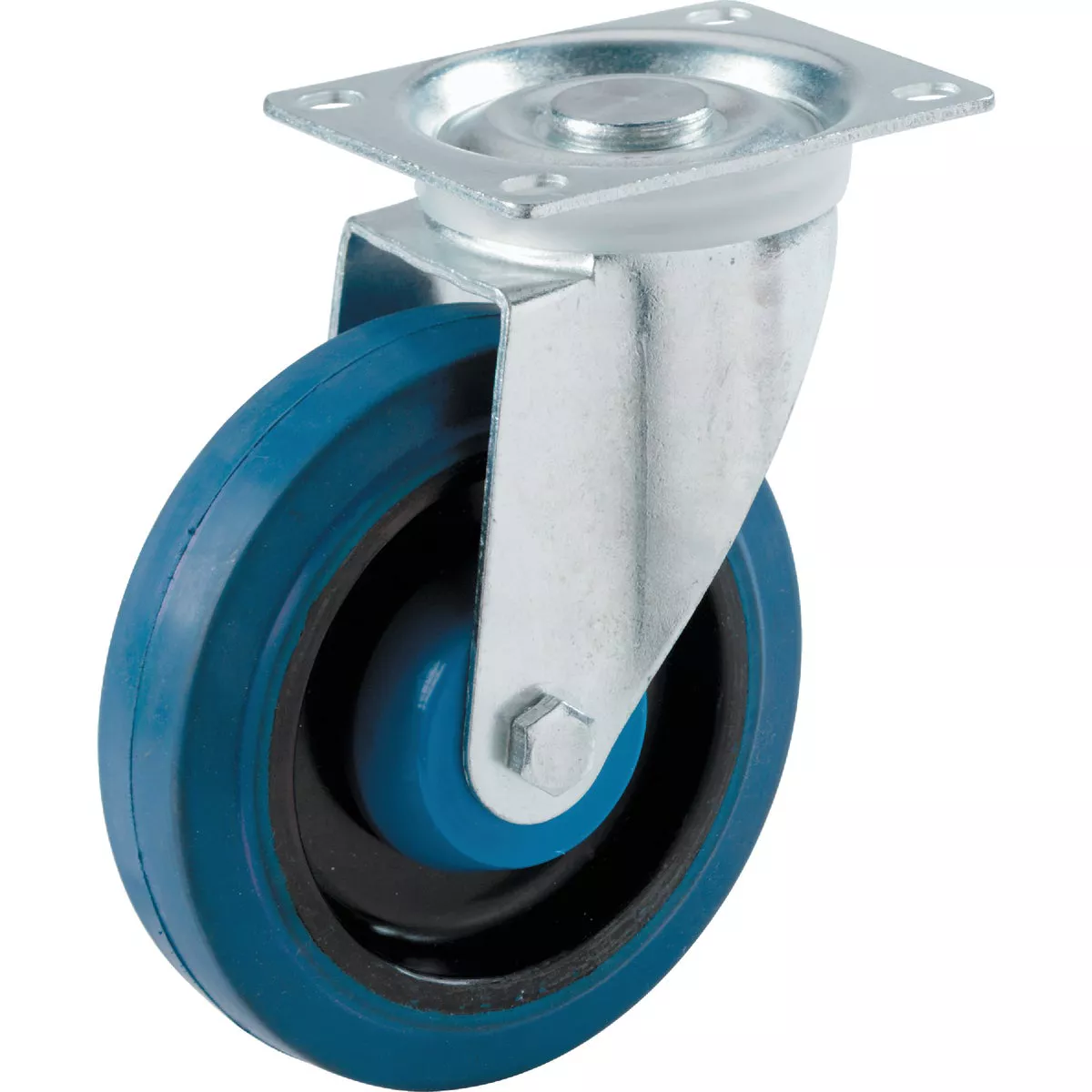 Shepherd Hardware 4 In. Elastic Rubber General-Duty Swivel Plate Caster