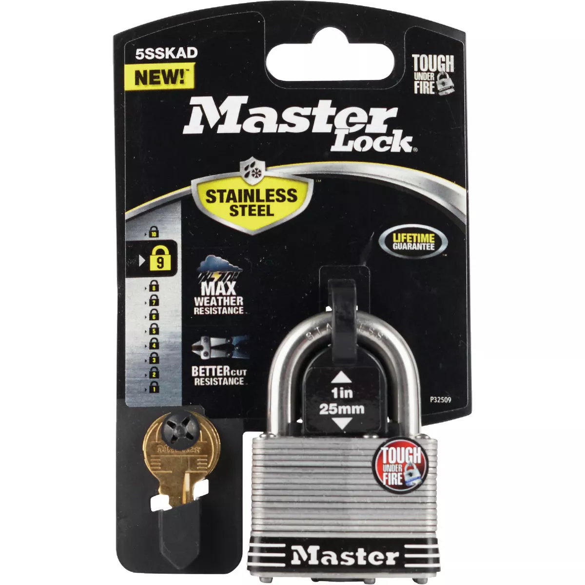 Master Lock 2 In. Laminated Stainless Steel Keyed Padlock with 1 In. Shackle - photo 2