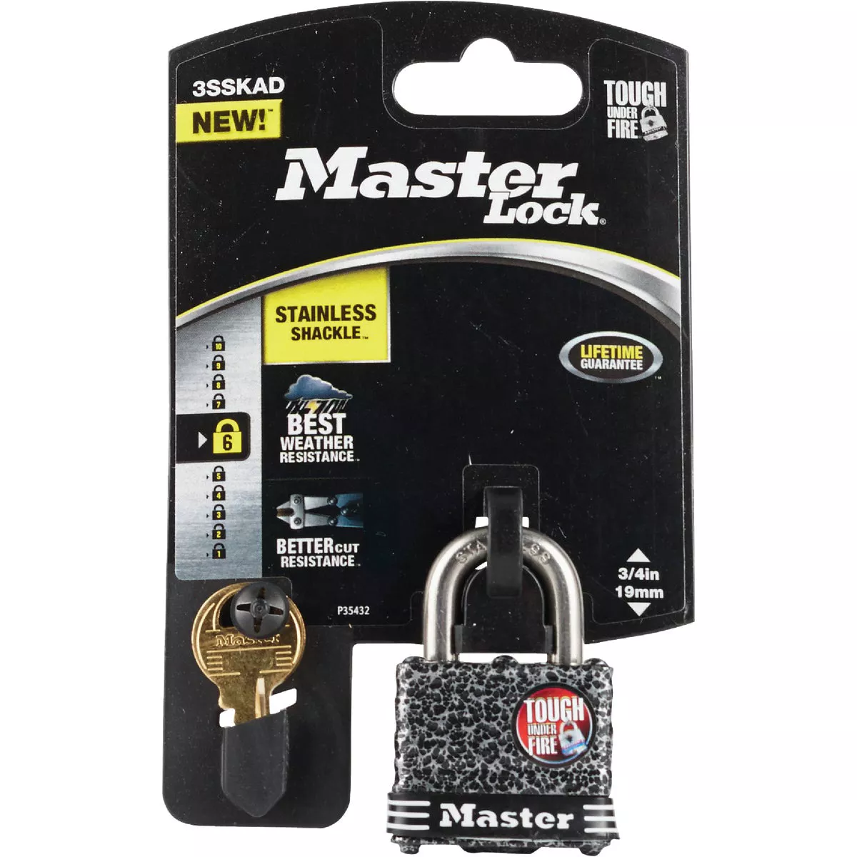 Master Lock 1-9/16 In. W. Weather Coated Laminated Steel Keyed Alike Padlock - photo 2
