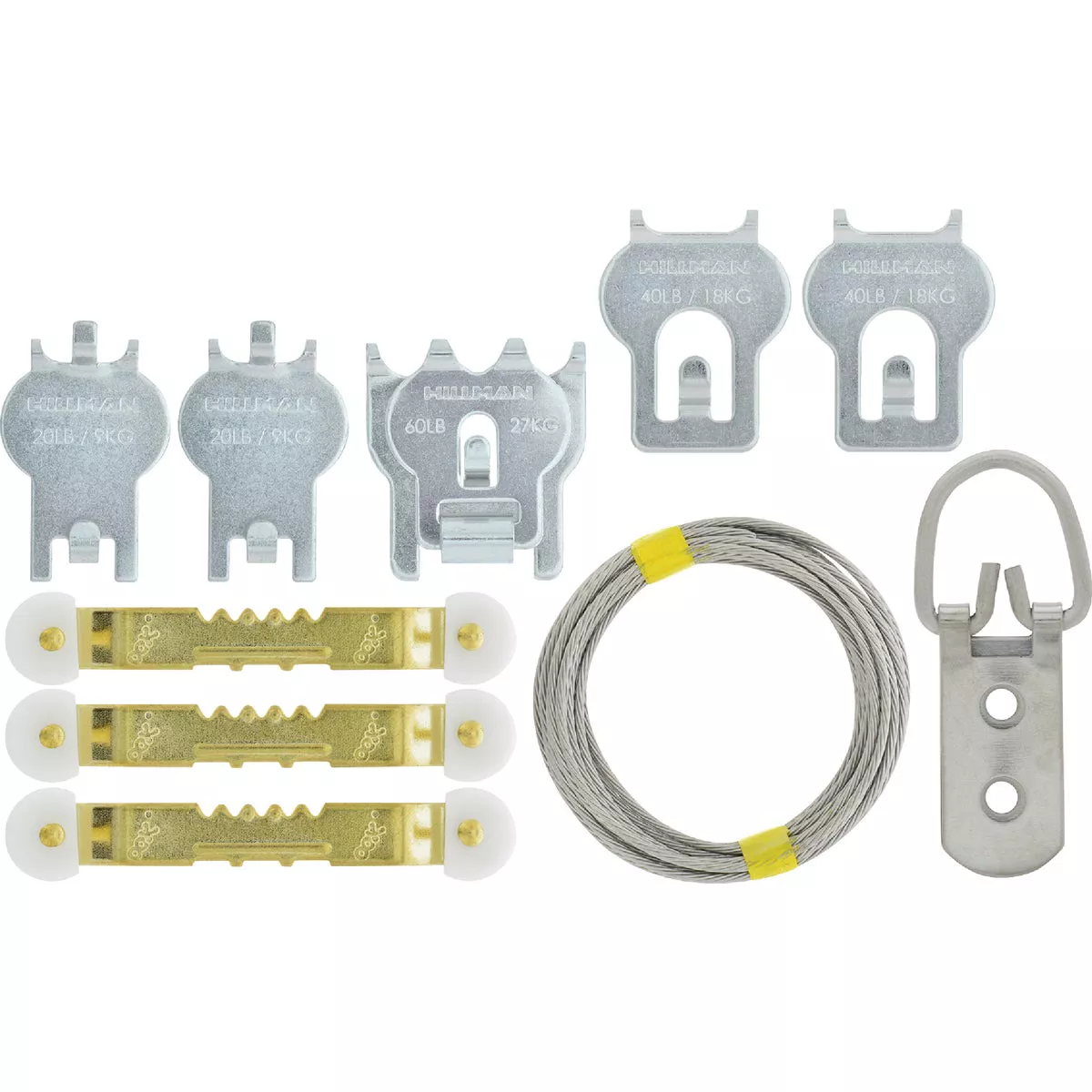 High and Mighty 20 Lb. to 60 Lb. Picture Hanger Kit (13-Piece) - photo 2