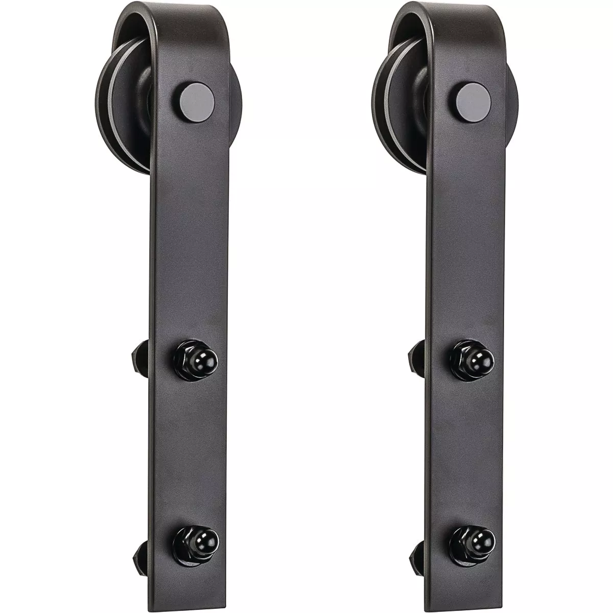 National Oil Rubbed Bronze Interior Barn Door Strap Hanger, (2-Pack)