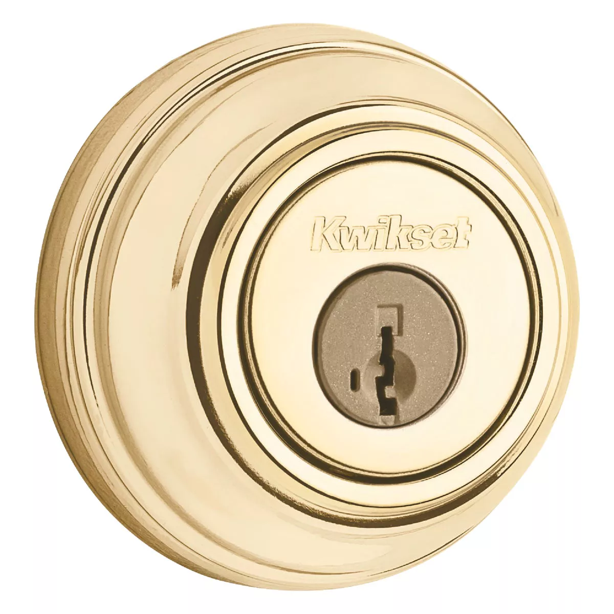Kwikset Signature Series Polished Brass Double Cylinder Deadbolt with SmartKey - photo 2