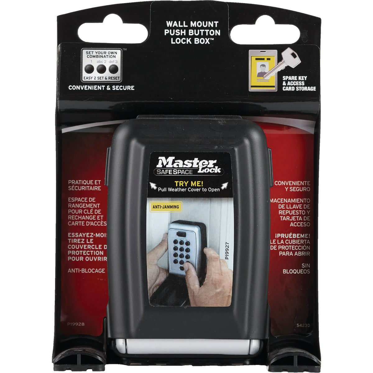 Master Lock Wall Mount Push Button 5 Key Safe Do it Best