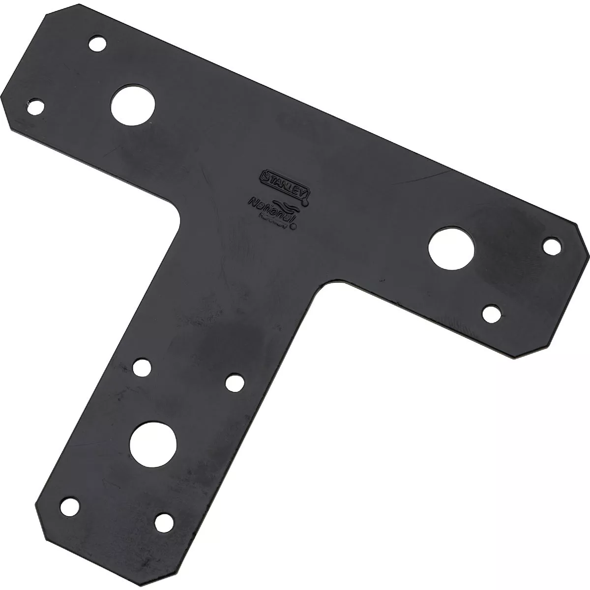 National Hardware 6 In. x 5 In. Black Heavy Duty T-Plate