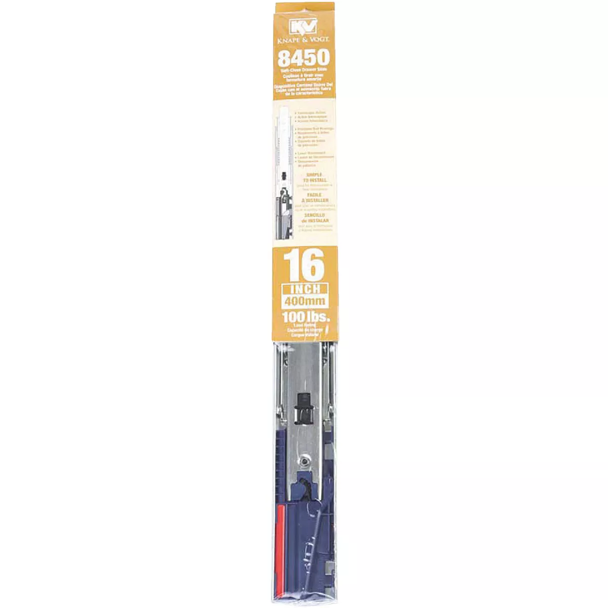 Knape & Vogt 18" Side Steel Drawer Slide (1-Pair) - photo 2