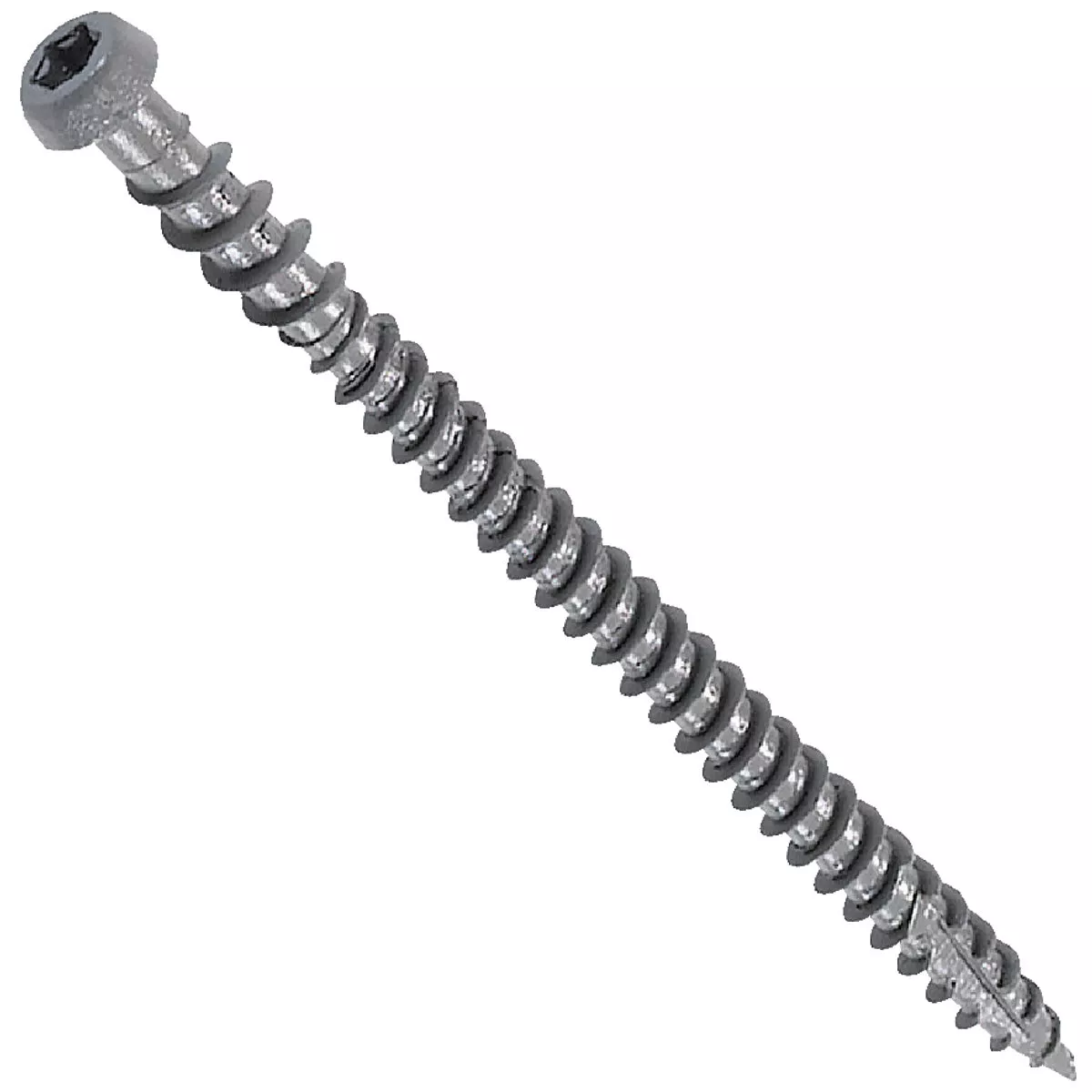 FastenMaster TrapEase #10 x 2-1/2 In. Gray Ultimate Composite Deck Screw (75-Count Box)