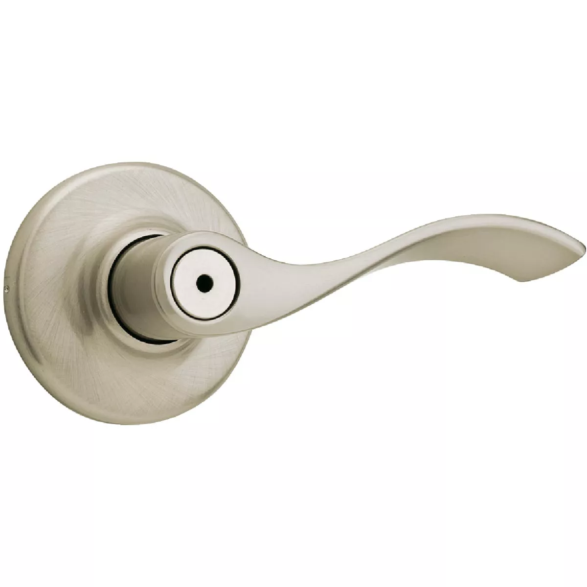Kwikset Satin Nickel Balboa Privacy Door Lever