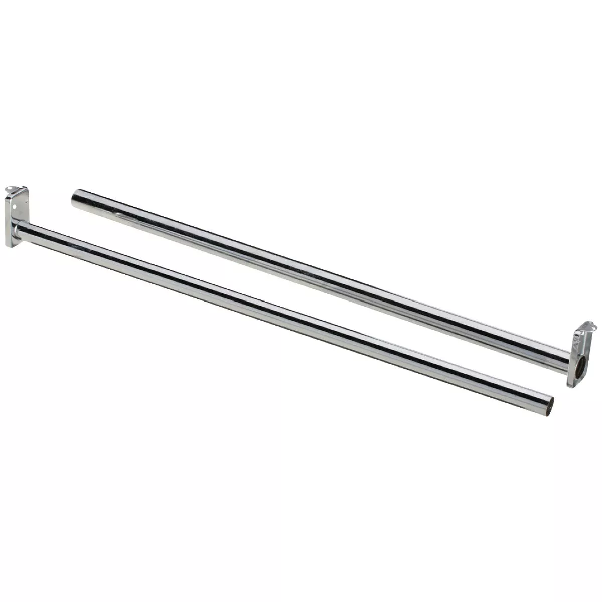 National Hardware 18 In. to 30 In. Bright Steel Adjustable Closet Rod