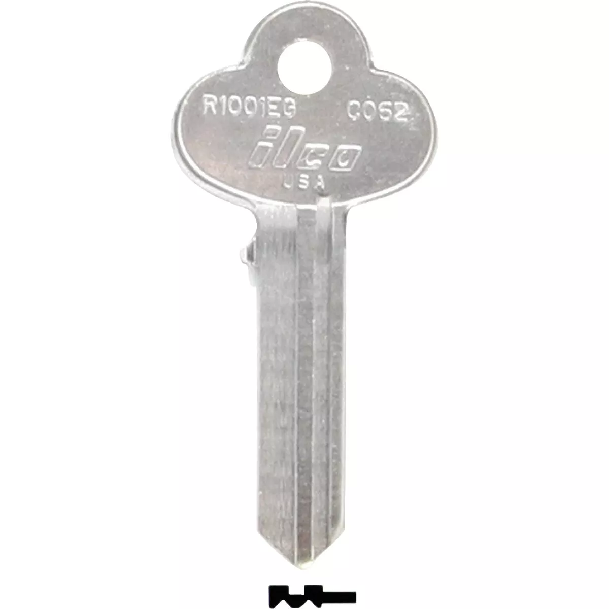 ILCO Corbin Nickel Plated File Cabinet Key CO62 / R1001EG (10-Pack ...