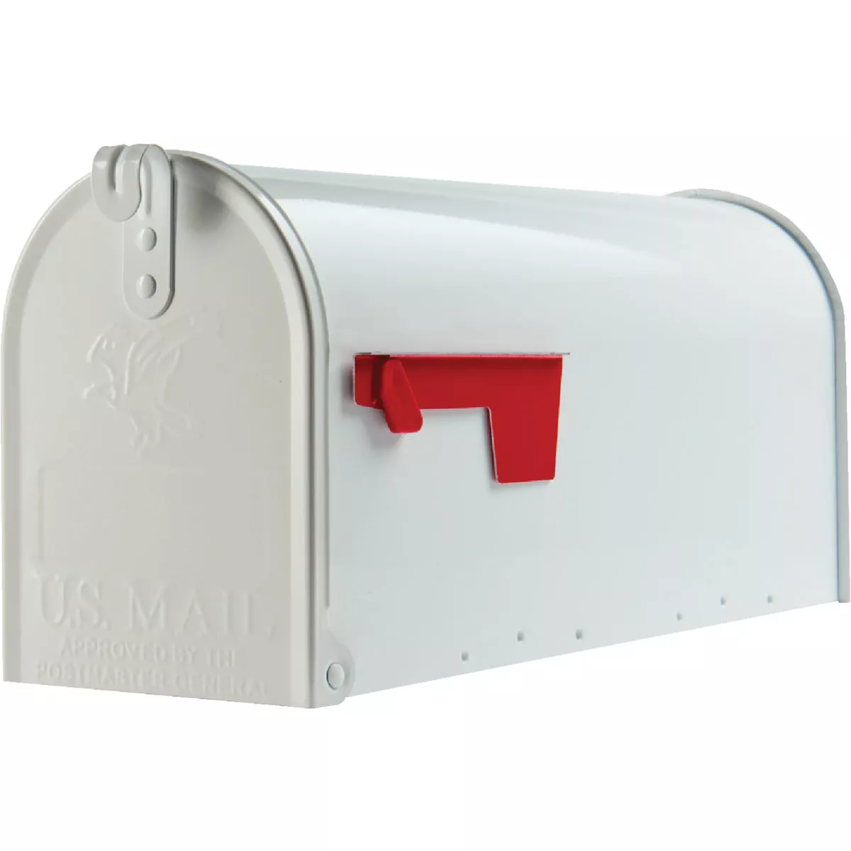 Gibraltar Elite T1 White Steel Rural Post Mount Mailbox - photo 2