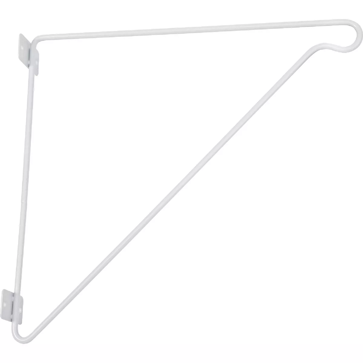 ClosetMaid SuperSlide 11-1/4 In. H. x 12 In. D. Closet Shelf & Rod Bracket, White