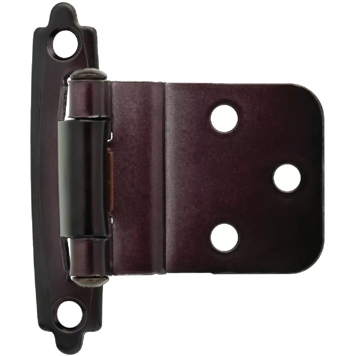 Liberty Oil Rubbed Bronze 3/8 In. Self-Closing Inset Hinge, (2-Pack)