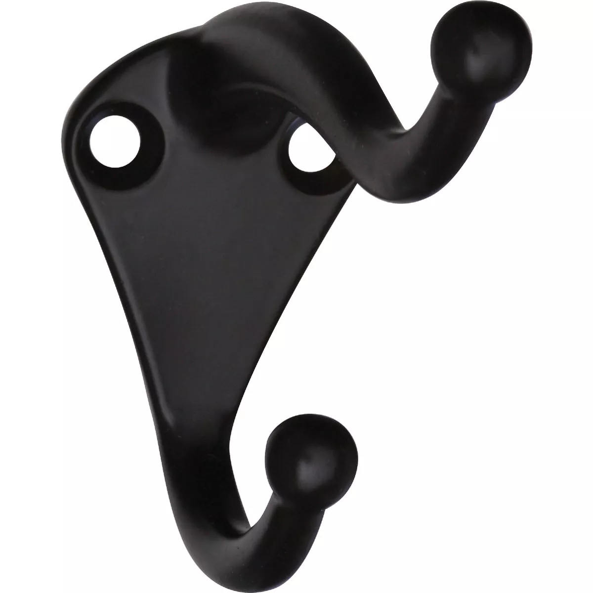 National Hardware Oil Rubbed Bronze Coat & Hat Hook (2-Pack)