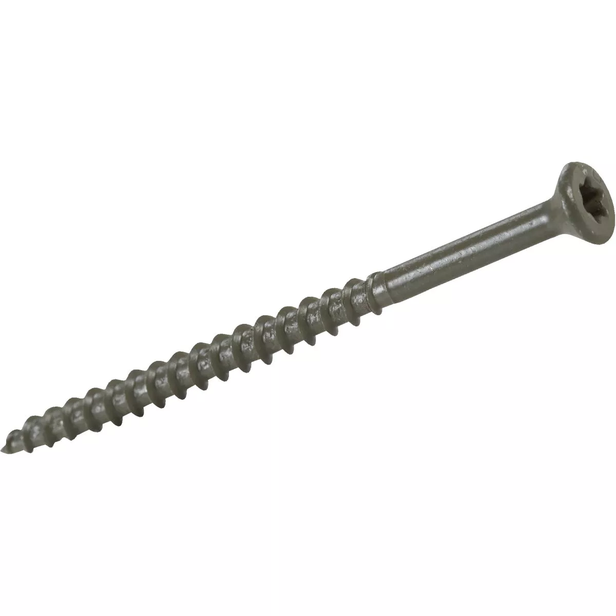 Grip-Rite PrimeGuard Plus #9 x 2-1/2 In. Premium Star Green Deck Screw (600 Ct. Jar)