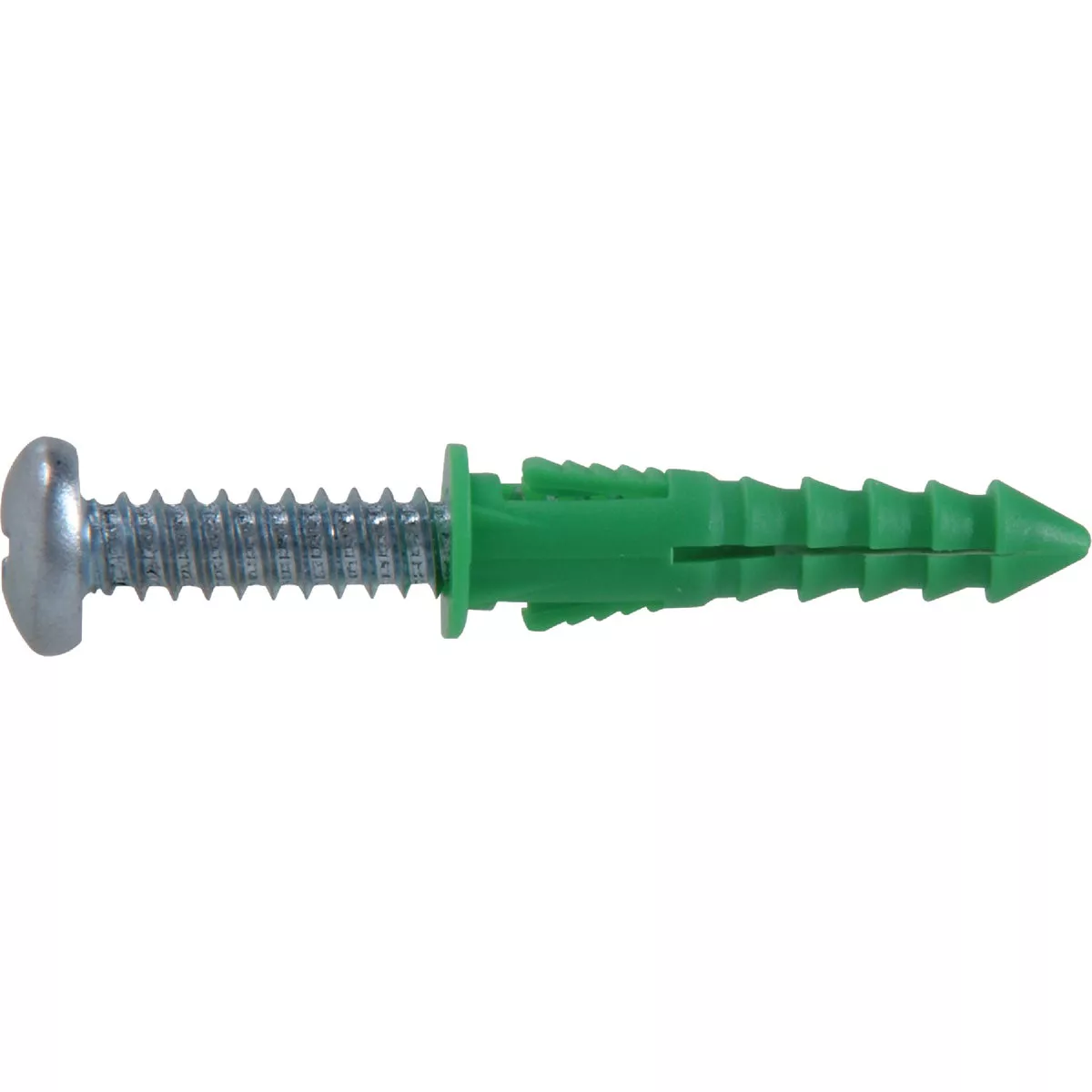 Hillman #12 - #14 - #16 Thread x 1-1/2 In. Green Ribbed Plastic Anchor (20 Ct.)