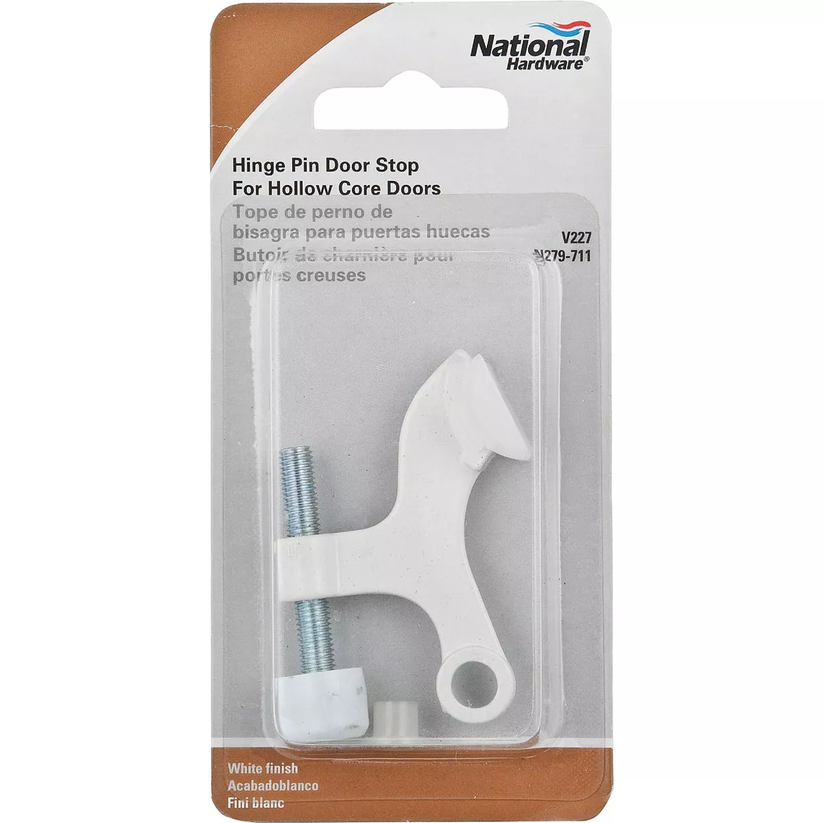 National Hardware White Hinge Pin Door Stops - photo 2