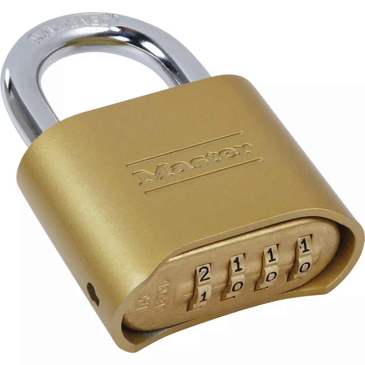 Master Lock 2 In. Zinc Die-Cast Copper Color Tamper Resistant Combination Lock