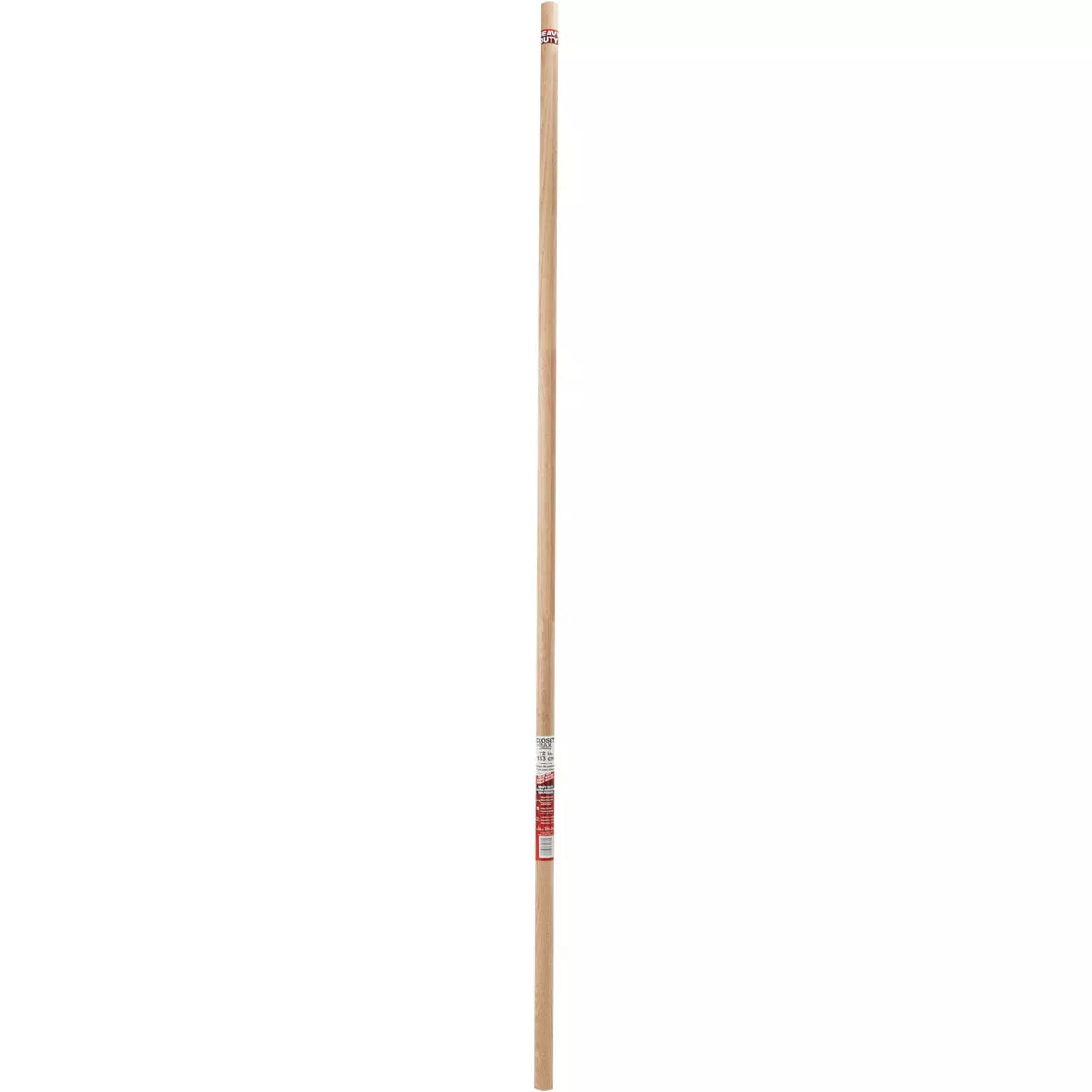 John Sterling Closet-Pro 6 Ft. x 1-5/16 In. Red Oak Closet Rod, Unfinished - photo 2
