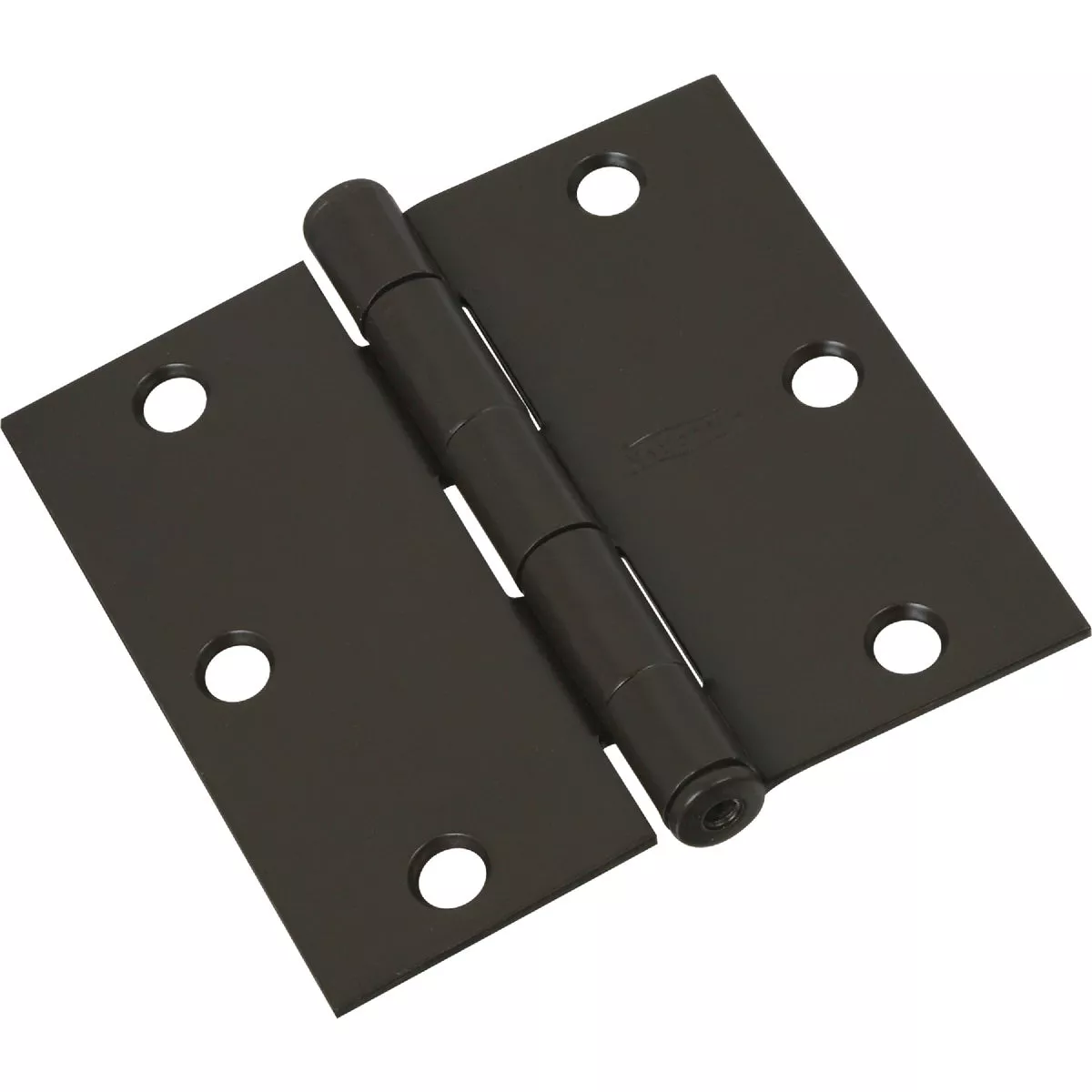 National Hardware 3-1/2 In. Square Oil Rubbed Bronze Door Hinge (3-Pack)