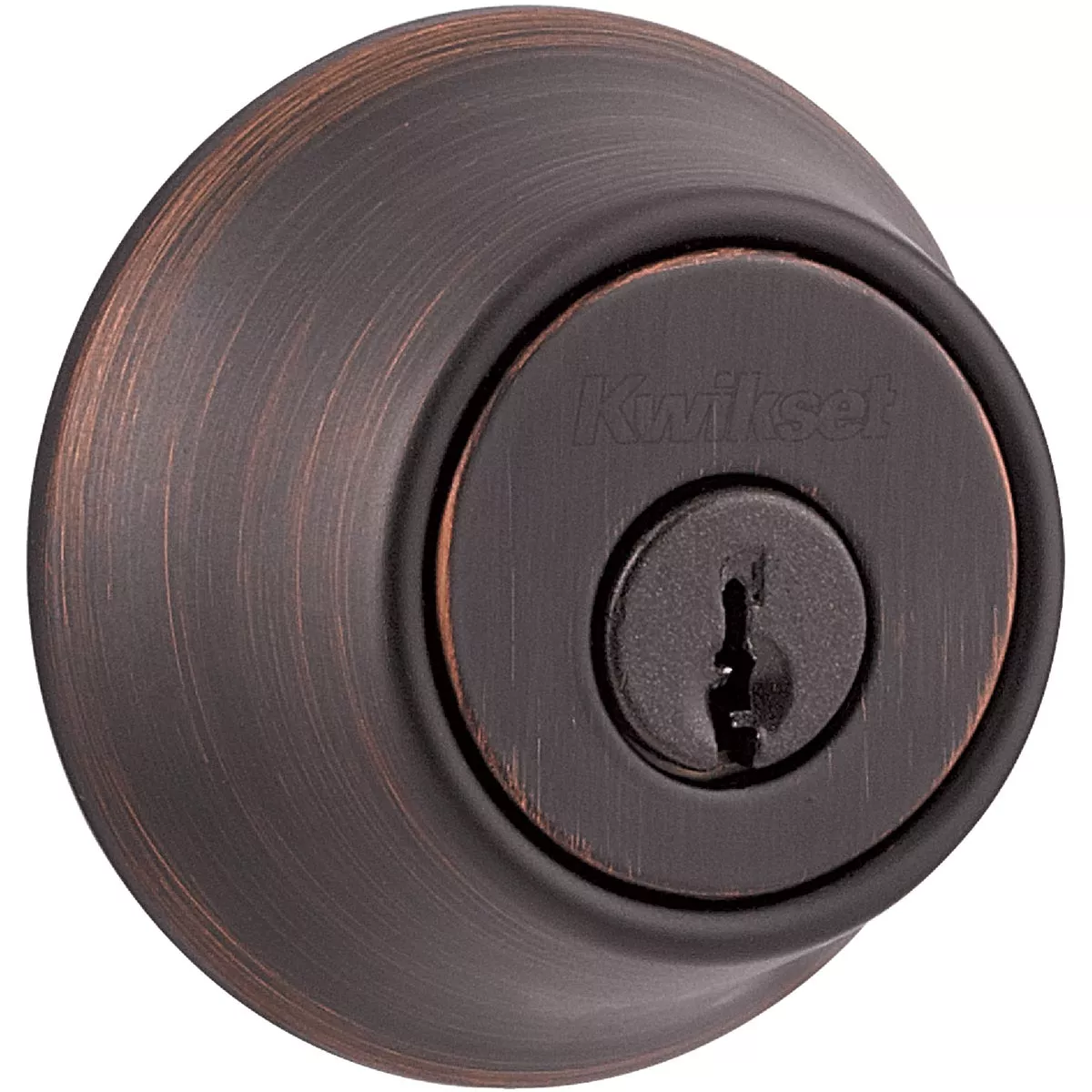 Kwikset Venetian Bronze Single Cylinder Deadbolt