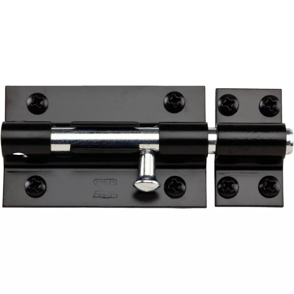 National Hardware 5 In. Black Extra Heavy Door Barrel Bolt