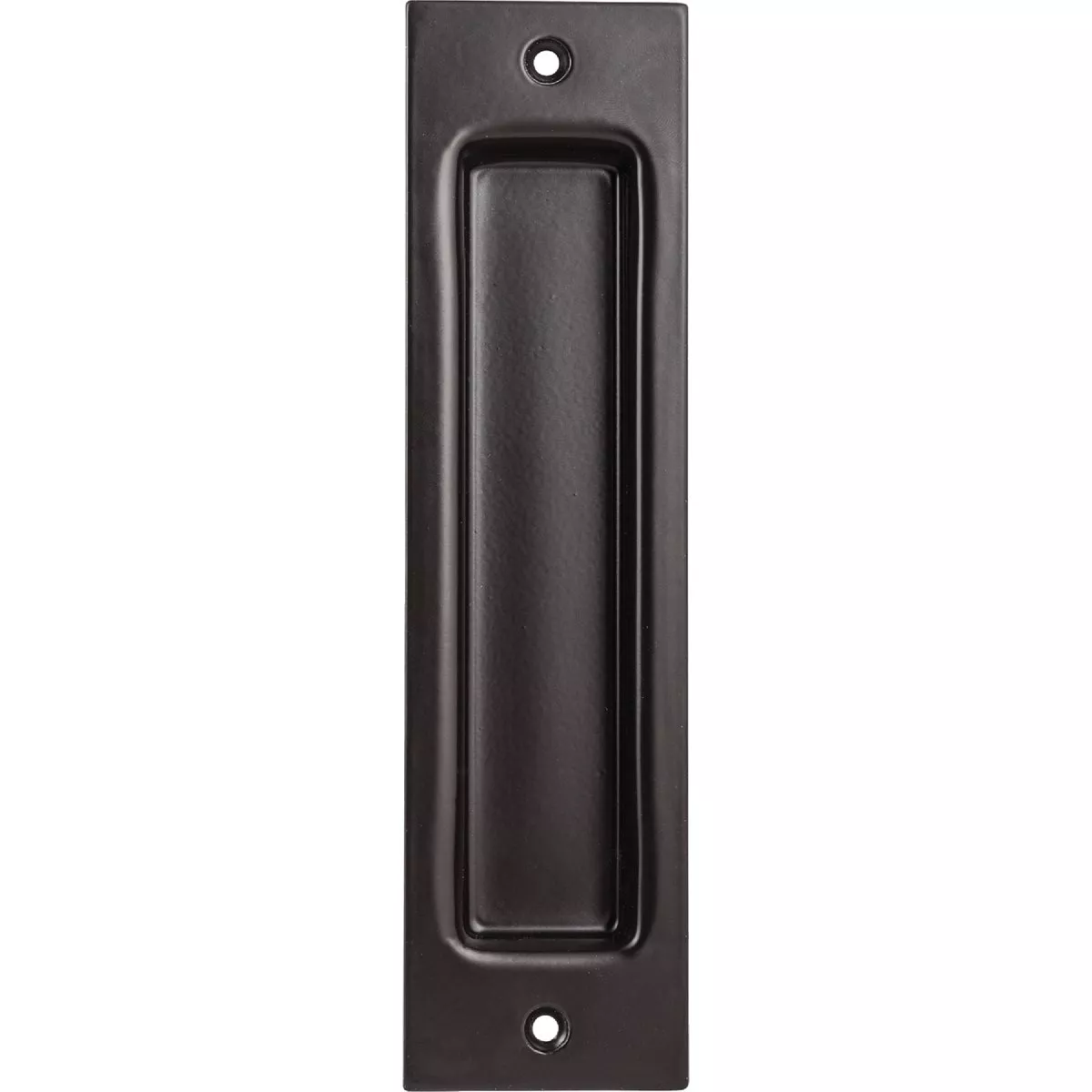 National 8 In. Oil Rubbed Bronze Flush Barn Door Pull