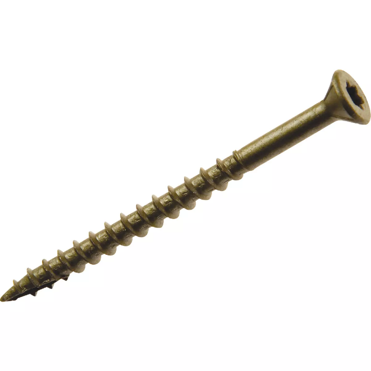 Do it Best PrimeGuard Plus #10 x 5 In. Star Drive Gold Wood Deck Screw (25 Lb.)