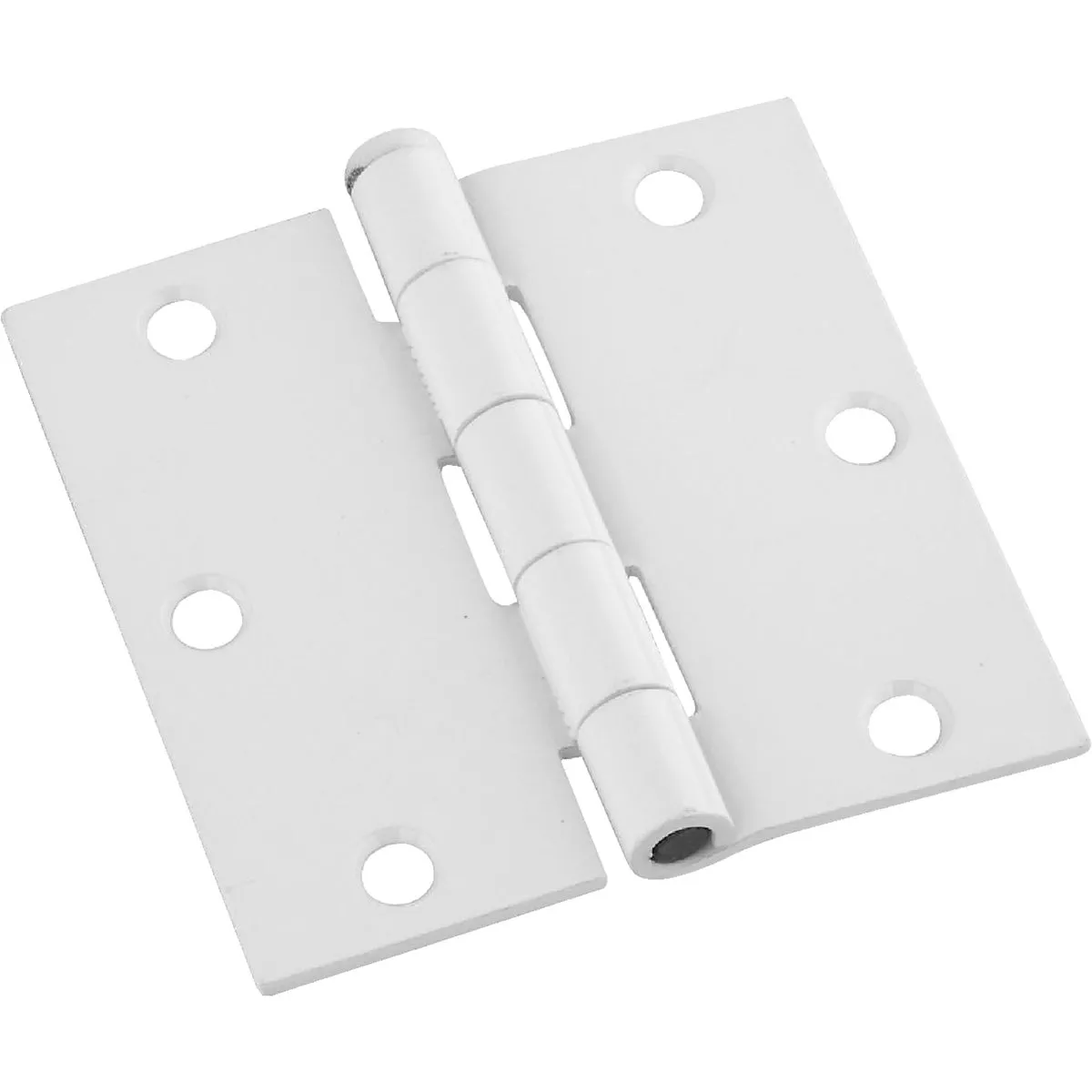 National Hardware 3-1/2 In. Square White Door Hinge (3-Pack)
