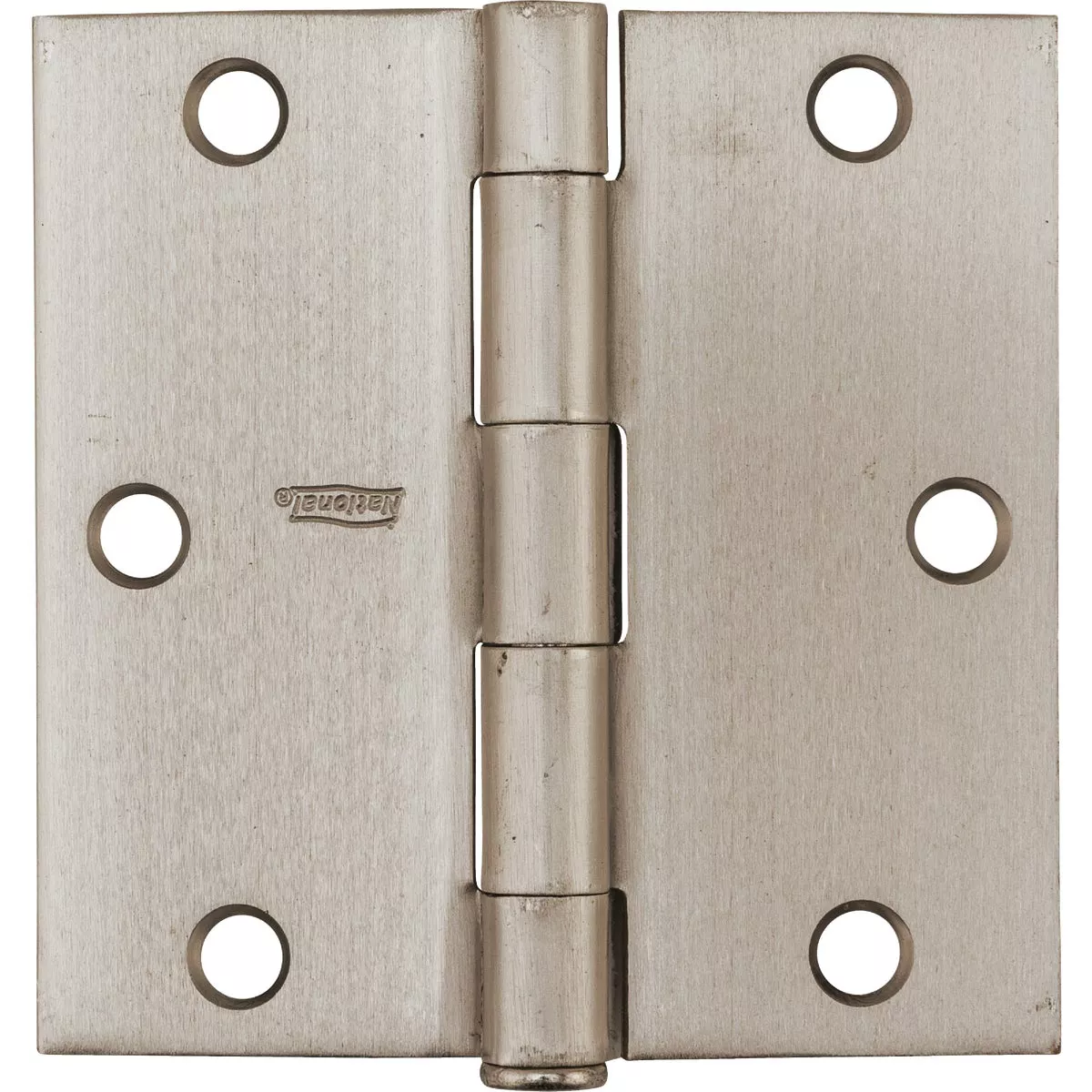 National Hardware 3-1/2 In. Square Satin Nickel Door Hinge - photo 2