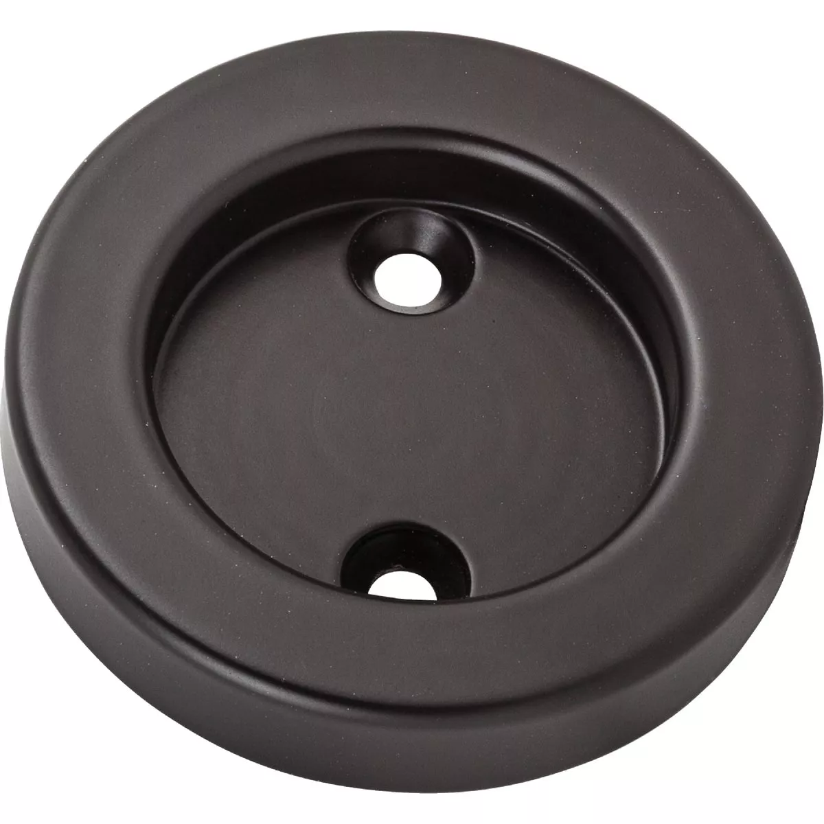 National 2-1/8 In. Oil Rubbed Bronze Cup Barn Door Pull