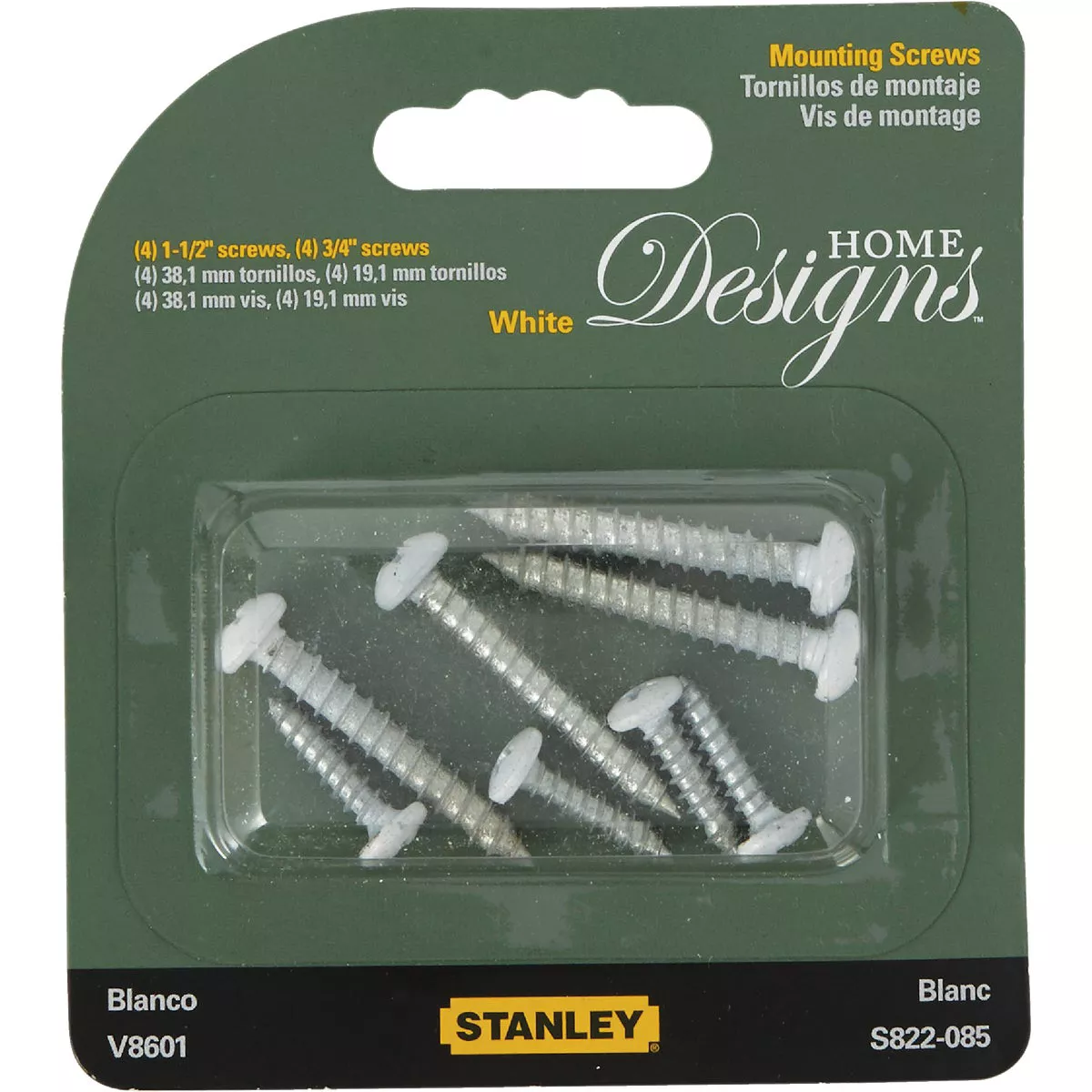 National Catalog V8601 White Closet Hardware Mounting Screws (8-Count) - photo 2