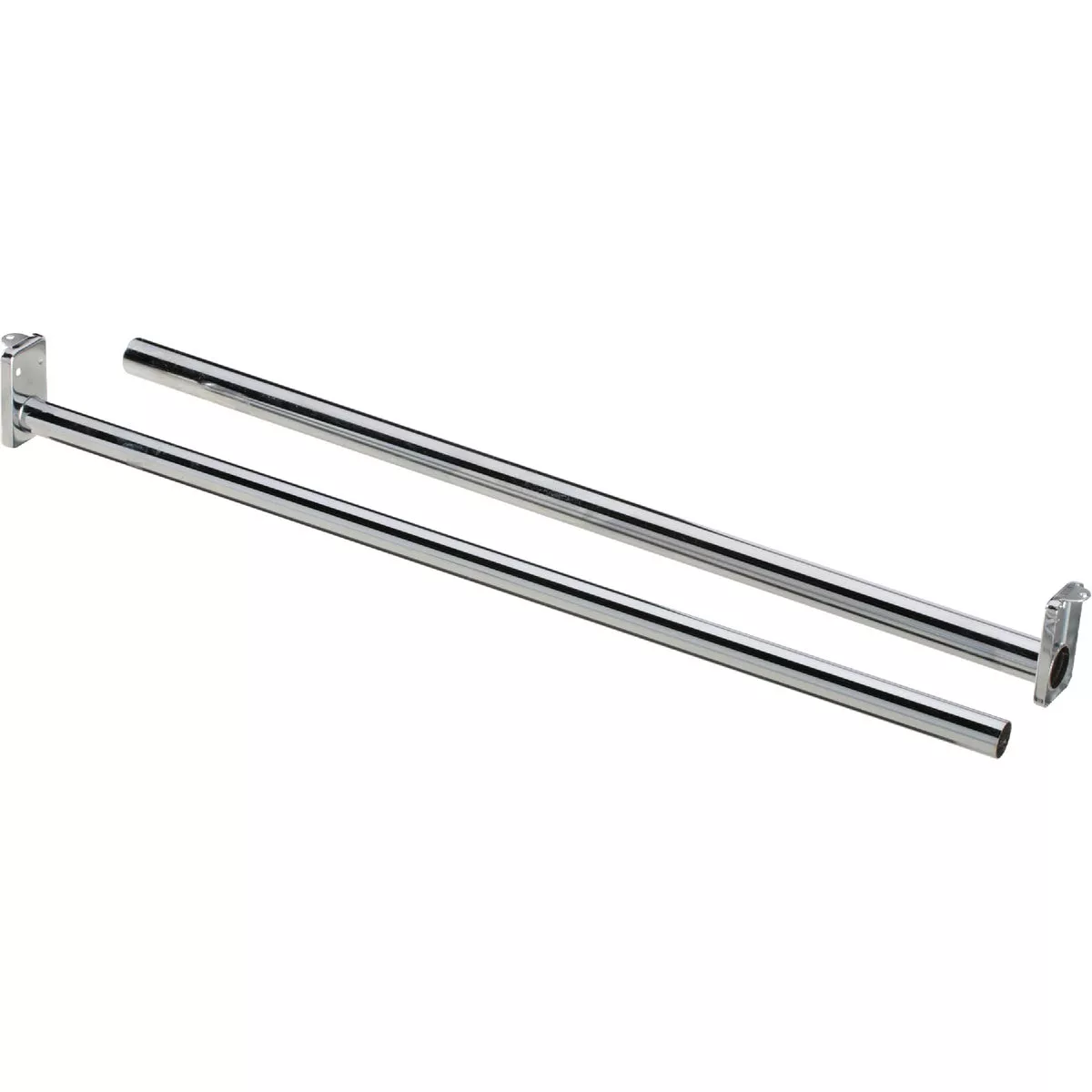 National Hardware 30 In. to 48 In. Chrome Adjustable Closet Rod