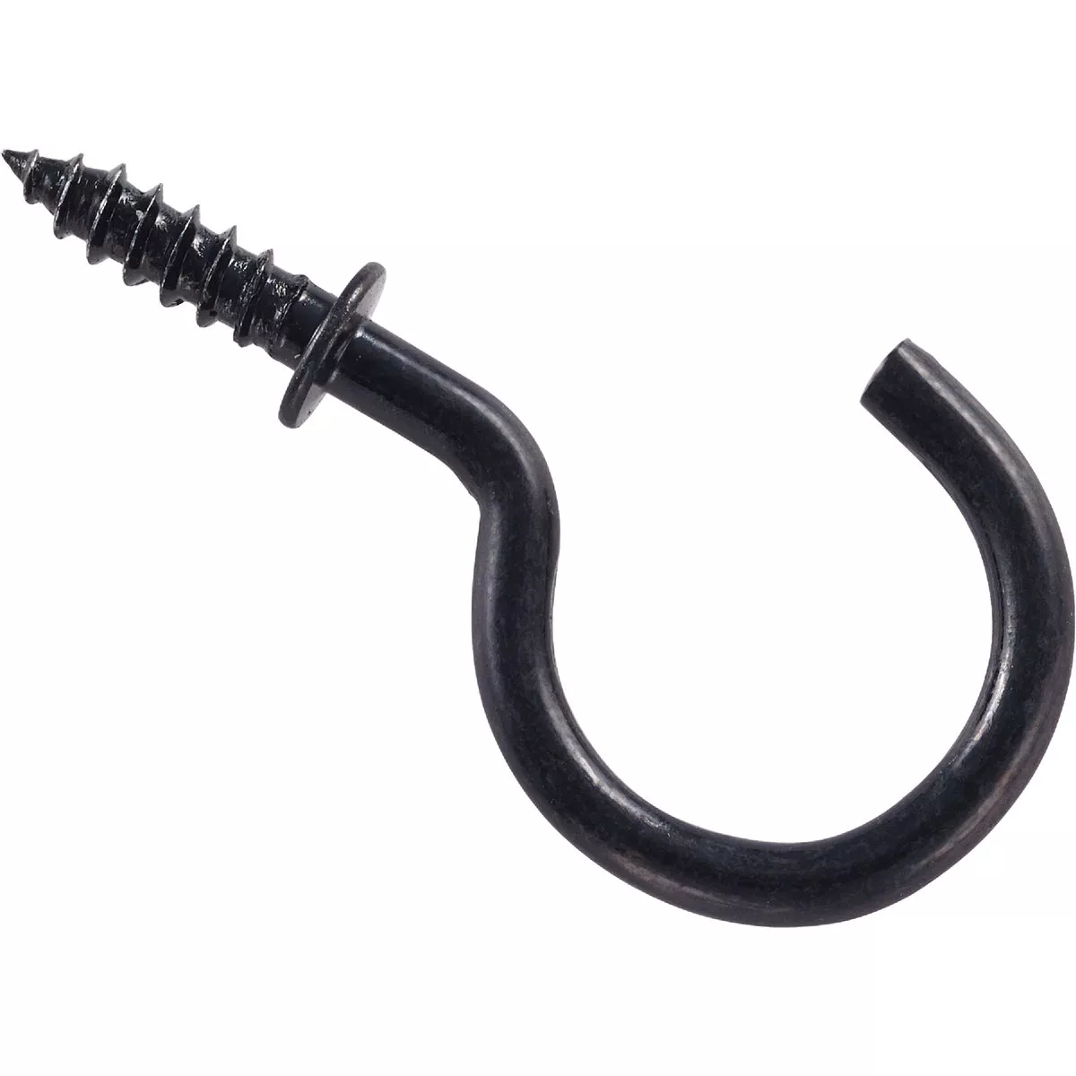 National Hardware 1 In. Black Cup Hook (30-Count)
