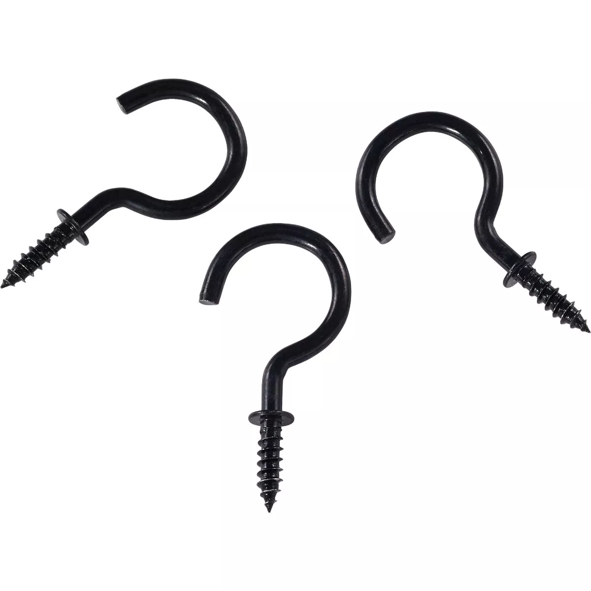 National Hardware 1 In. Black Cup Hook (30-Count) - photo 3