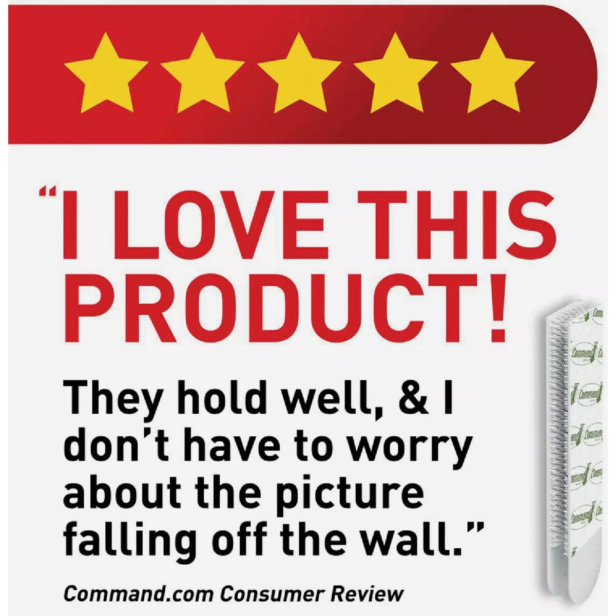 Command 10 Lb and 15 Lb White Picture Hanging Strips Value Pack, 12 Pairs - photo 5