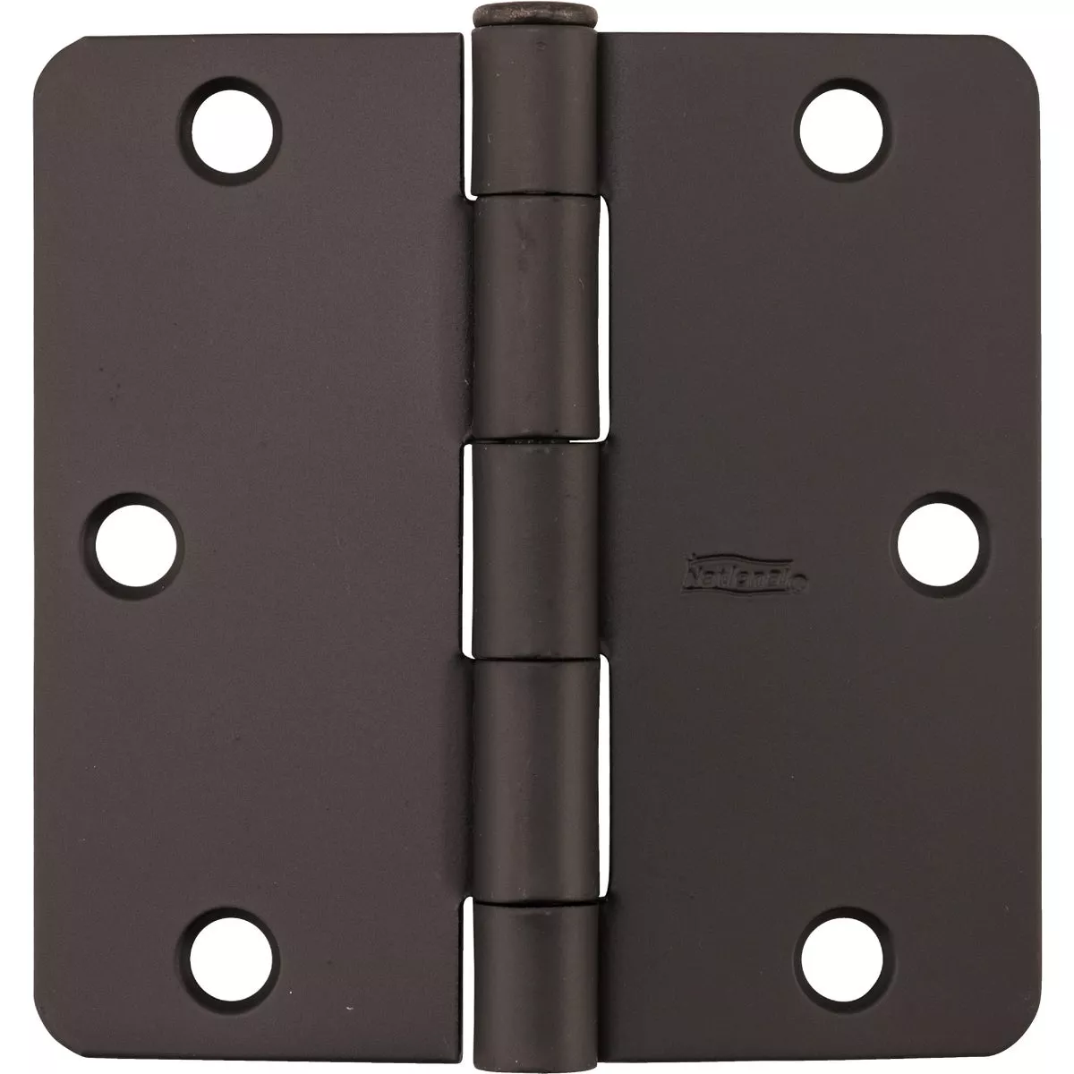 National Hardware 3-1/2 In. x 1/4 In. Radius Oil Rubbed Bronze Door Hinge - photo 2