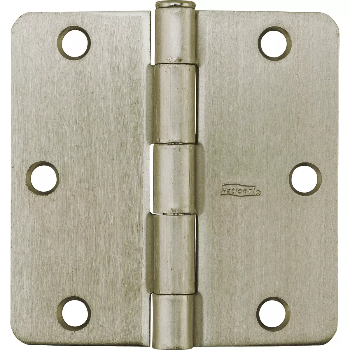 National Hardware 3-1/2 In. x 1/4 In. Radius Satin Nickel