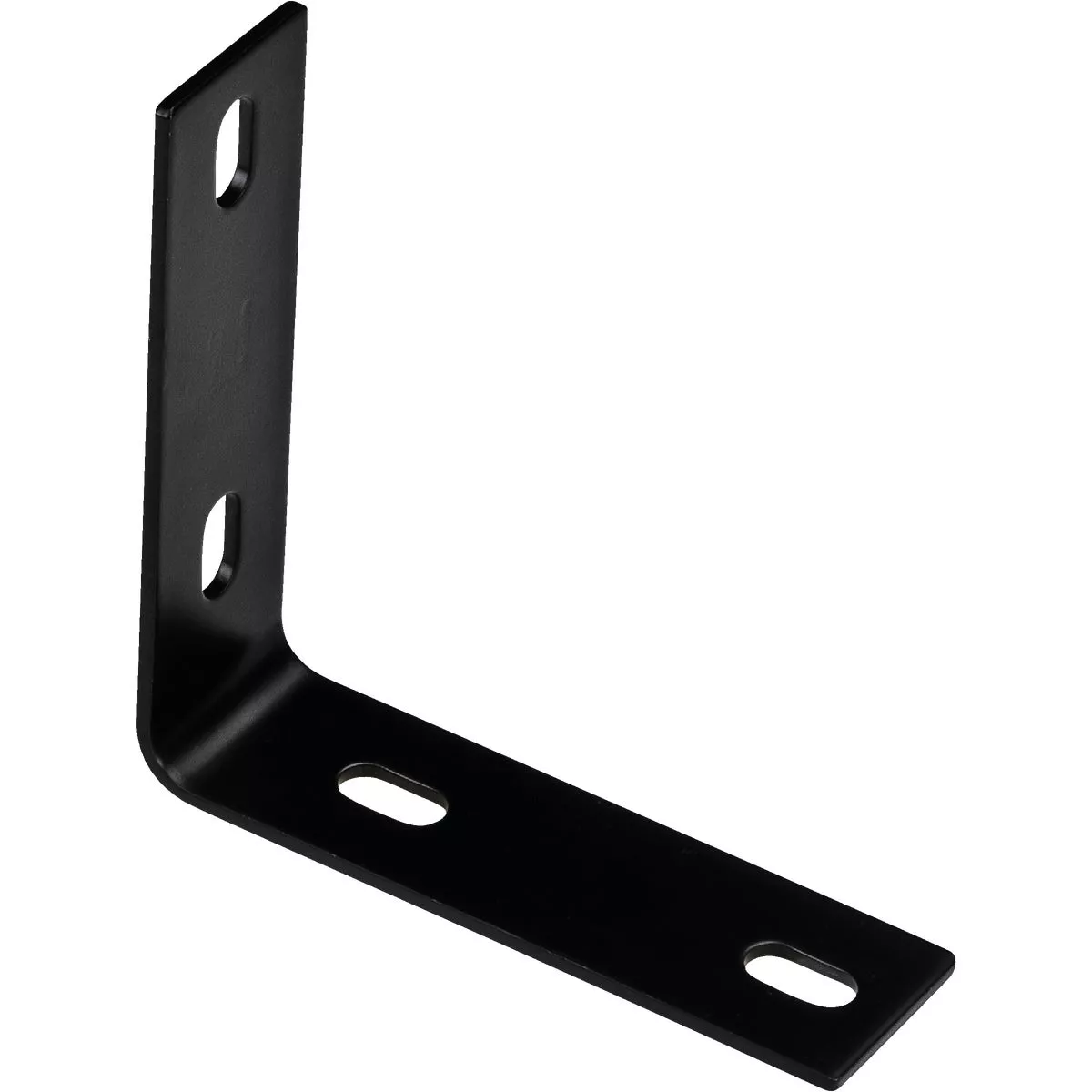 National Hardware 5.1 In. x 1.5 In. Black Heavy-Duty Corner Brace